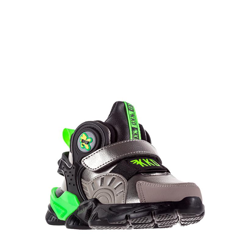 Ботинки для мальчиков KAKADU р.27-32, серые, искусственная кожа арт.9343B