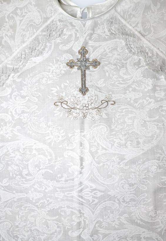 Платье-распашонка для крещения ш010/34