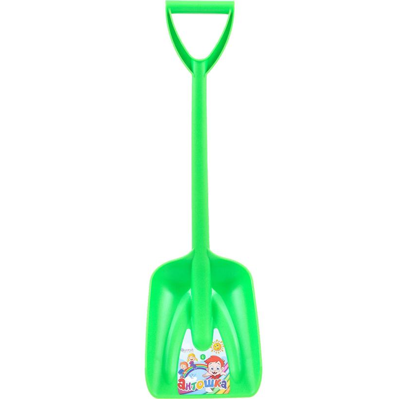 Лопата пластиковая "Антошка" 71 см зеленая арт.333062-00
