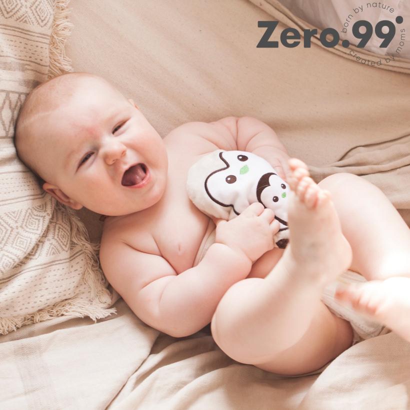 Игрушка-грелка ZerO-99 Пингвин с поясом, с вишневыми косточками