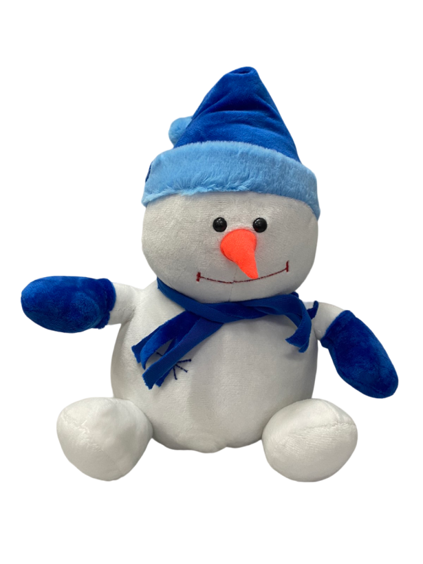 Мягкая игрушка Снеговик высота 30 см