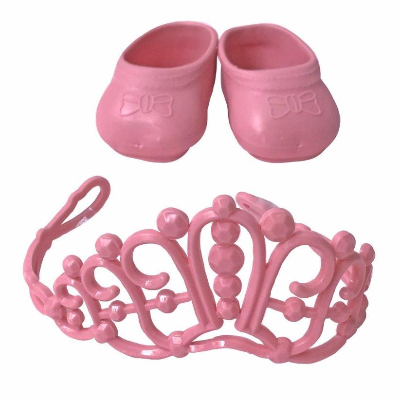 Набор принадлежностей для куклы 43 см туфли и корона арт.452156