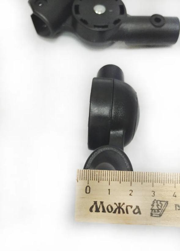 Шарнир регулирования капюшона №004078 круг-овал 16-16мм