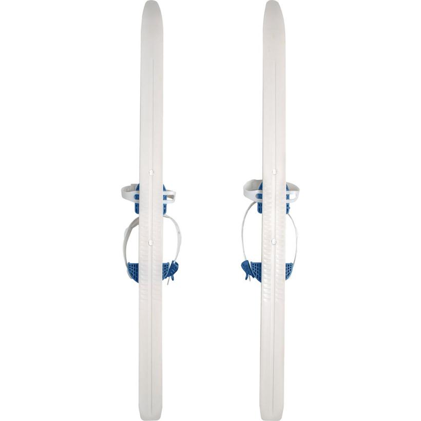 Лыжи детские Пингвины 90/90 см, универсальное крепление цикл, с палками