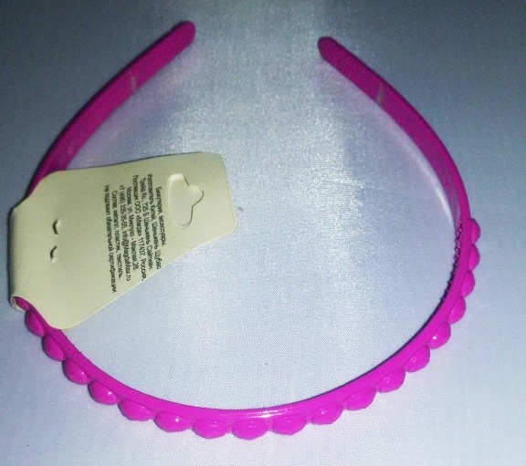 Ободок д/волос "Шишечки" 1шт