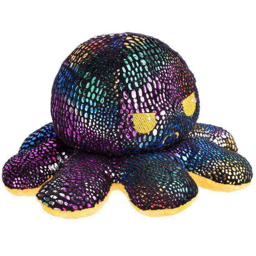 Мягкая игрушка-перевертыш FANCY Осьминожка желтый 10 см арт.OSMI0U