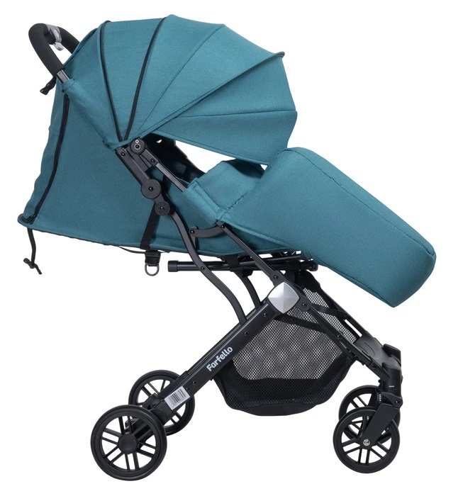Коляска прогулочная Farfello Comfy Go Aqua темно-бирюзовый