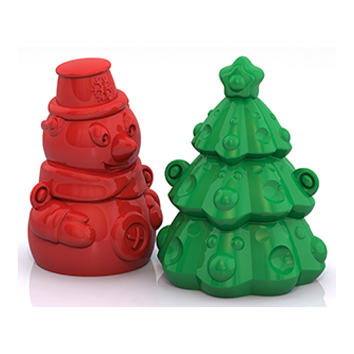 Формочки для снега Елочка и Снеговик Нордпласт арт.336