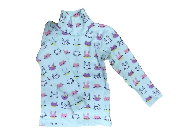 Водолазка однотонная рост 80-128 см арт.Г04-02