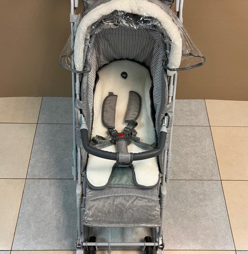 Санки коляска Ника детям НД7-8K дымчатый