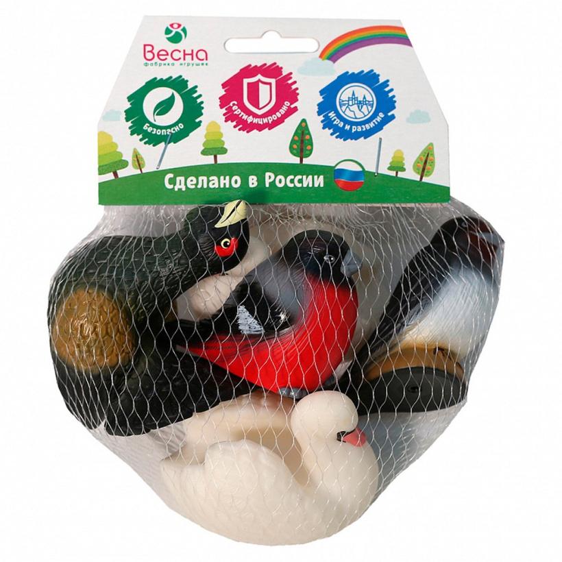 Набор резиновых игрушек Изучаем птиц коллекция 1