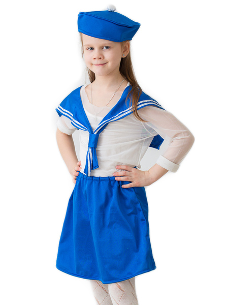 Военная форма Морячка 5-7 лет рост 122-134 см