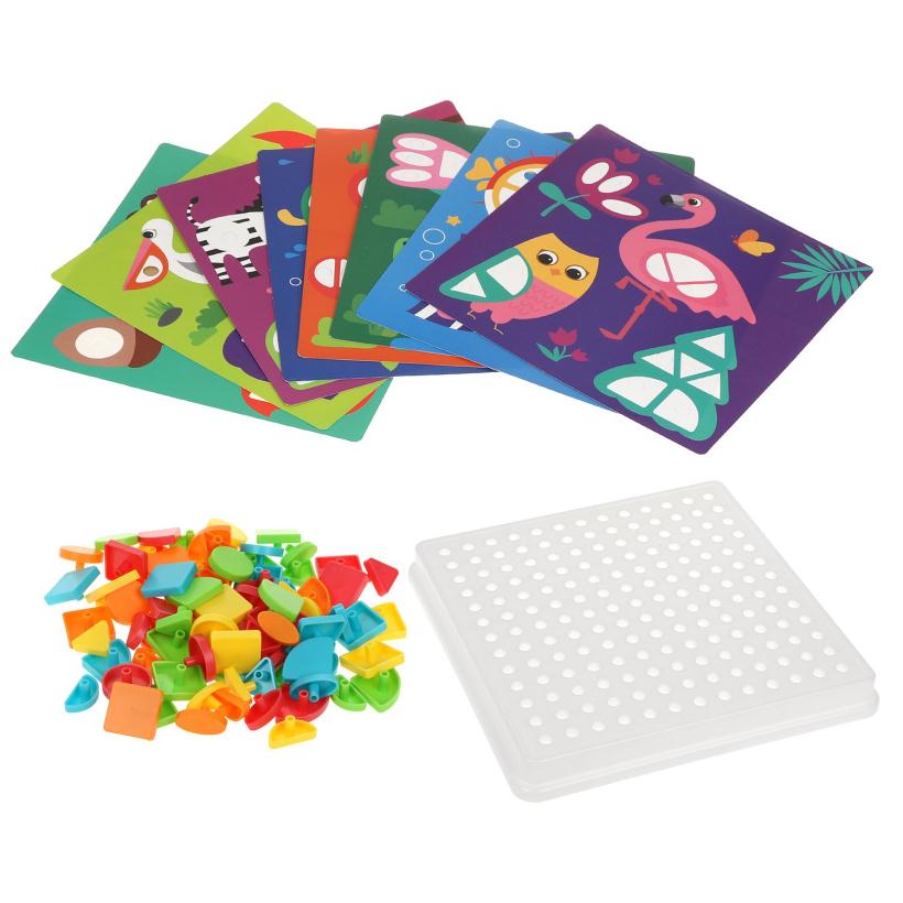 Мозаика "Веселая геометрия" 85 элементов арт.45057