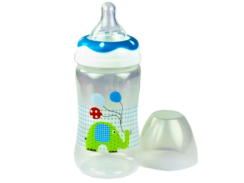 Бутылочка с широким горлышком 250 мл 611 Бусинка