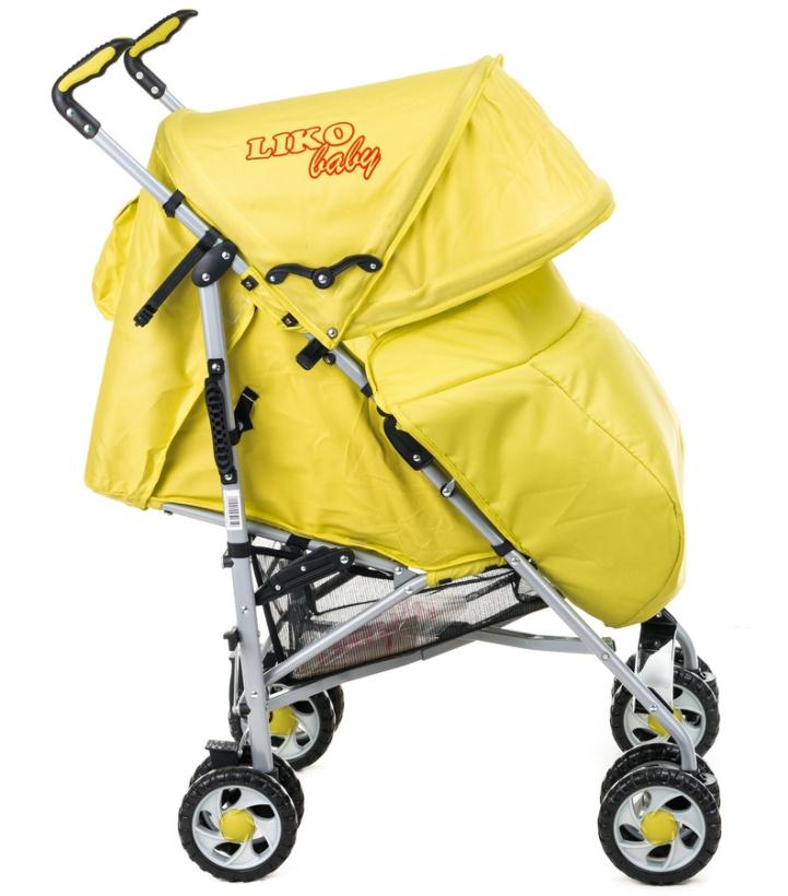 Коляска-трость Liko Baby лимонный
