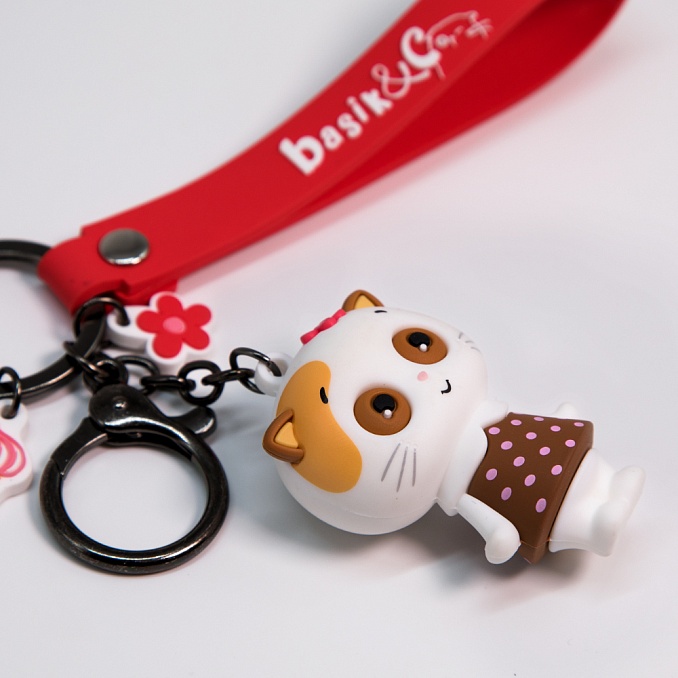 Брелок Кошечка Ли Ли с подвесом пирожное арт.АВВ-040