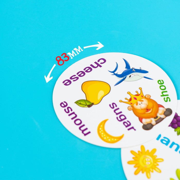 Игра настольная "Дуббль Английские слова" от 5 лет арт.2579446