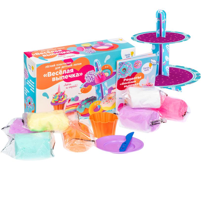 Набор для детской лепки из легкого пластилина "Весёлая выпечка" арт.TA1717