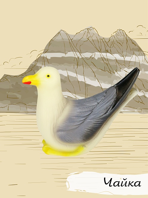 Набор резиновых игрушек Изучаем птиц коллекция 3