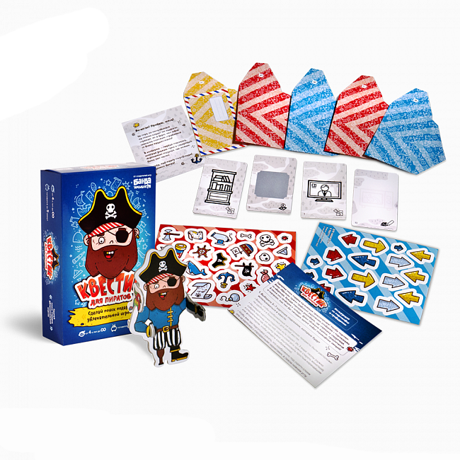 Настольная игра Банда Умников Квестик для пиратов арт.УМ097