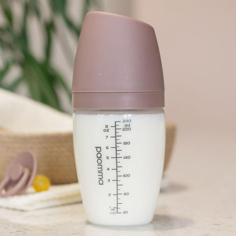 Бутылочка пластиковая Paomma, 240 мл, Taupe