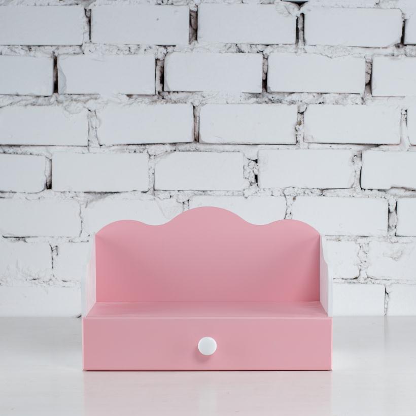 Диван-кровать для кукол Розовый сон с комплектом постельного белья ДК001