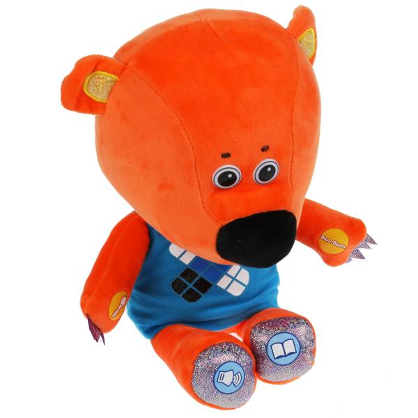 Мягкая игрушка "Мульти-Пульти" Ми-ми-мишки. Кеша ест из ложечки 25 см арт.M80283-25