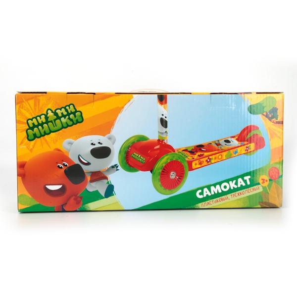 САМОКАТ МИ-МИ МИШКИ. 3-КОЛ., РАМА-ПЛАСТИК, КОЛЕСА ПВХ - 120*80ММ, НАГР. ДО 20 КГ, ST-PL004-MMM (4)