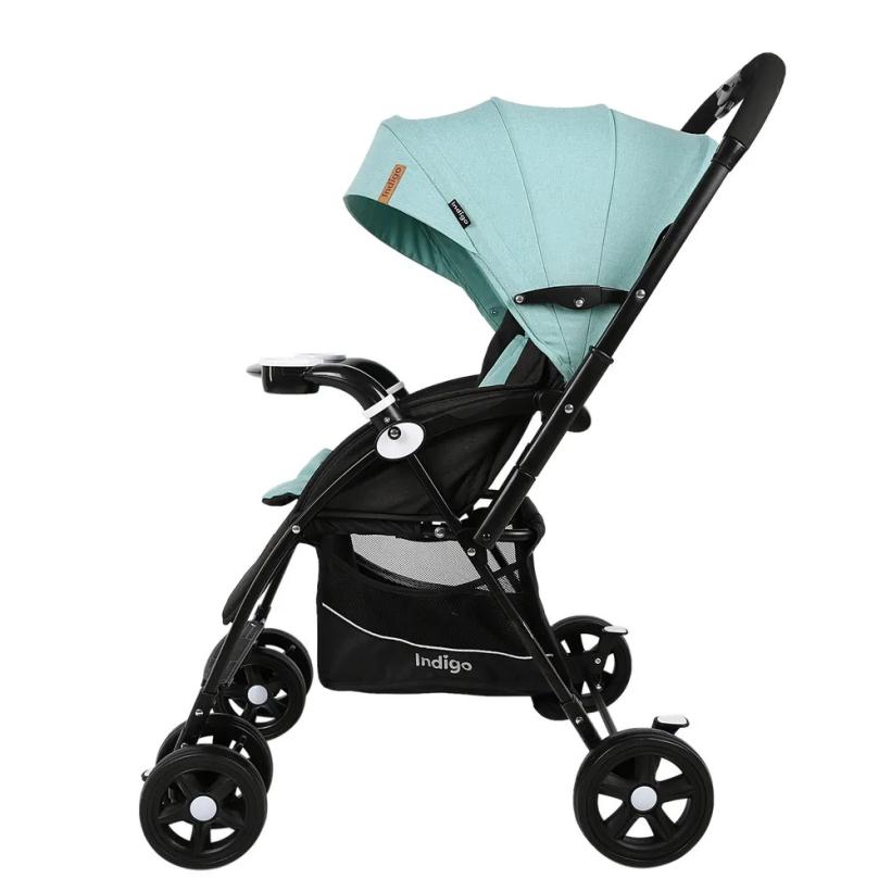 Прогулочная коляска с перекидной ручкой Indigo Milly мятный
