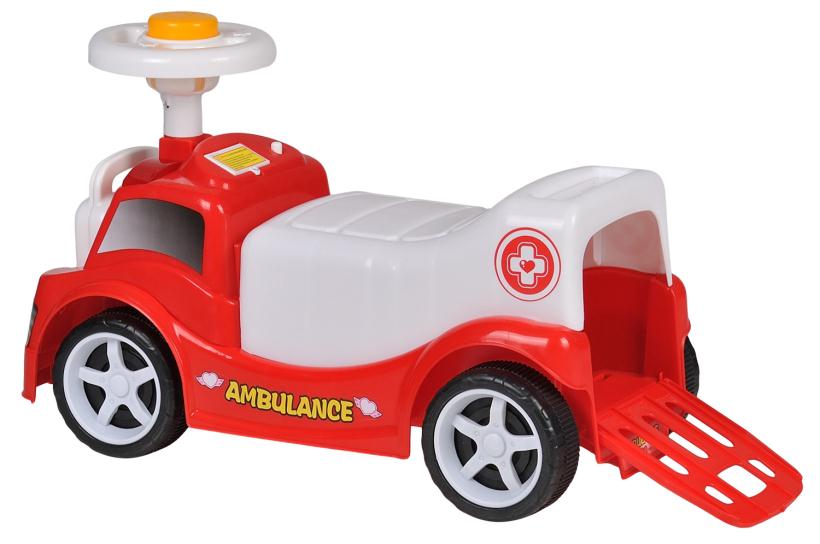 Машинка-каталка Farfello красный/белый арт.EW-12