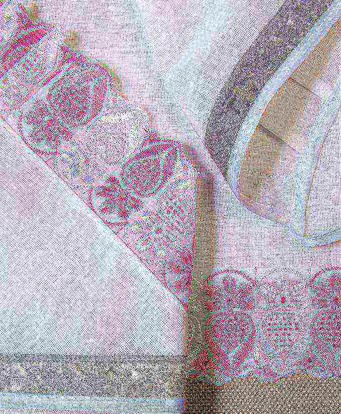 Набор для крещения (уголок, рубашка, чепчик) бязь розовый 0-3 мес арт.935