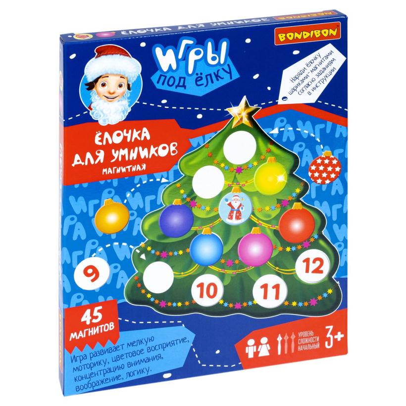 Развивающая игра под ёлку "Ёлочка для умников" Новогодняя серия