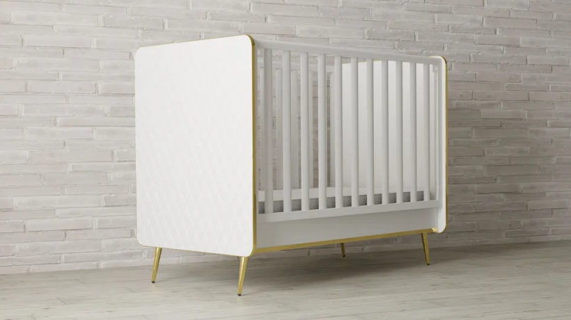 Кровать Элиза Премиум белая кожа