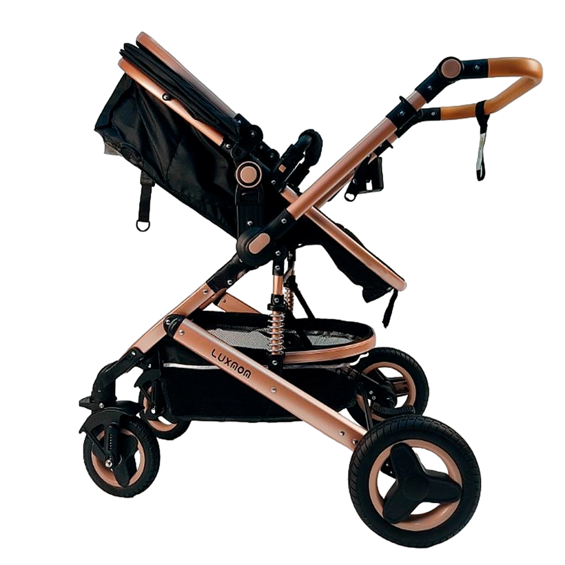 Коляска трансформер Luxmom 530W 2 в 1 черный
