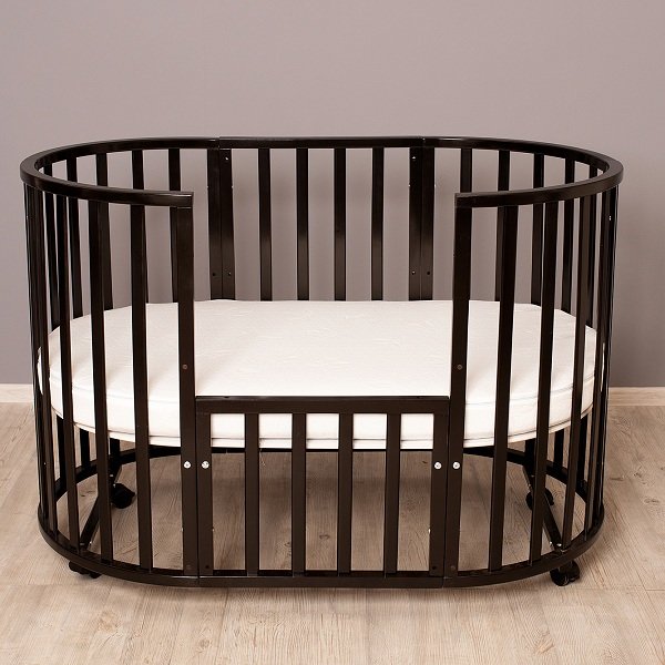 Кровать Северная звезда 9 в 1, колесо, без маятника, цвет венге