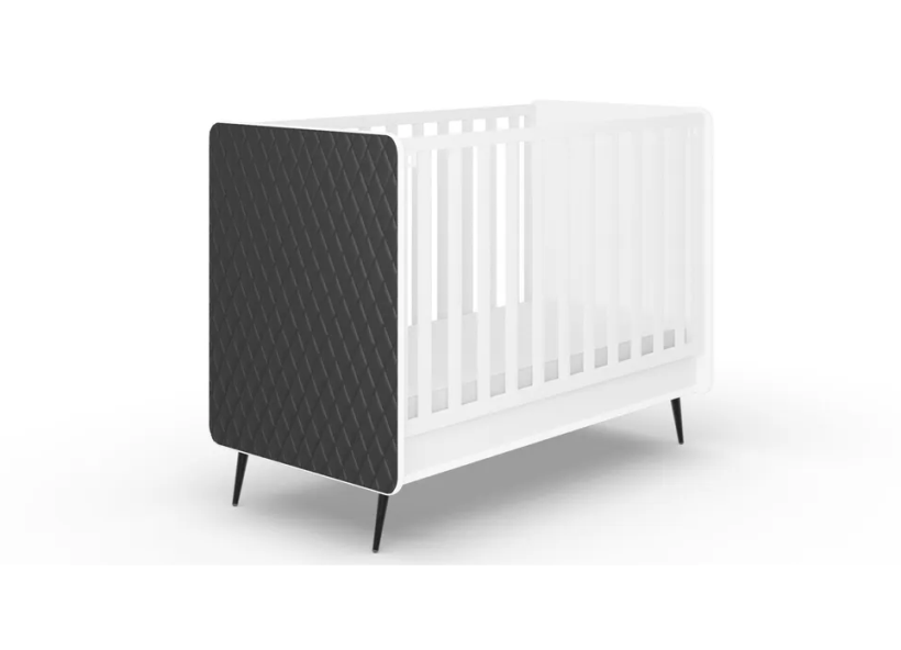 Кровать Элиза Премиум графит кожа