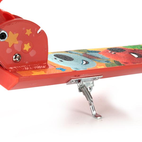 САМОКАТ МИ-МИ МИШКИ. 2-КОЛ. СКЛАДНОЙ, РАМА 50% АЛЮМ., КОЛЁСА ПУ 125, ABEC-5, НАГР. ДО 50КГ