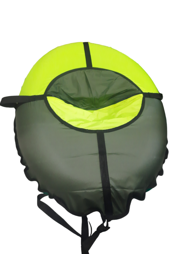 Тюбинг Fani Sani PROFFI Simple oval 112*85 см темно-зелёный/лимонный арт.84018