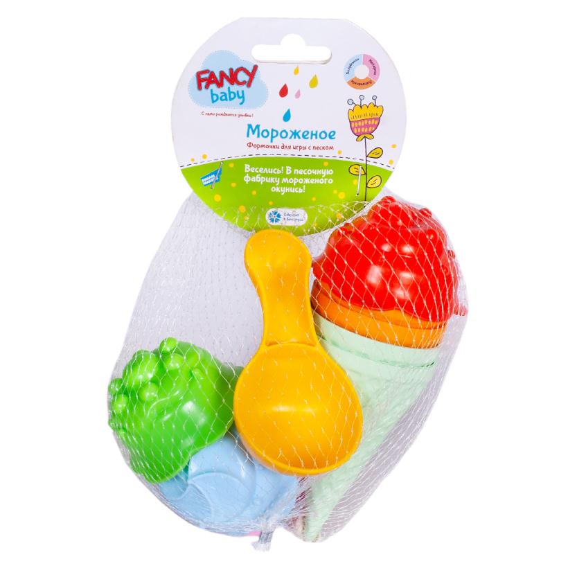 Набор для игры с песком FANCY "Мороженое" в сетке арт.ICE4