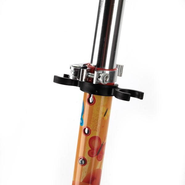 САМОКАТ МИ-МИ МИШКИ. 2-КОЛ. СКЛАДНОЙ, РАМА 50% АЛЮМ., КОЛЁСА ПУ 125, ABEC-5, НАГР. ДО 50КГ