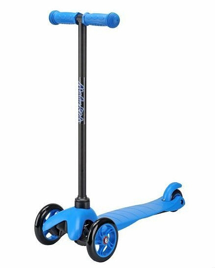 Самокат Moby Kids 2 в 1 управление наклоном синий 64966
