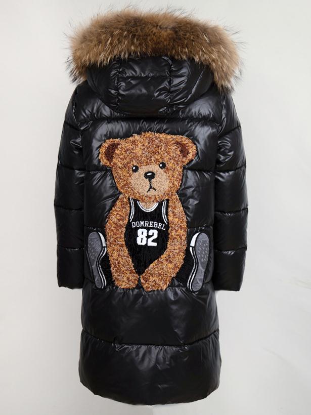 Куртка зимняя для девочки ANERNUO черный арт.AN2122-21