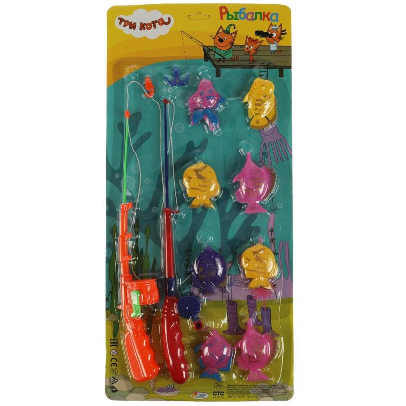 Игровой набор - магнитная рыбалка Три кота ТМ Играем вместе