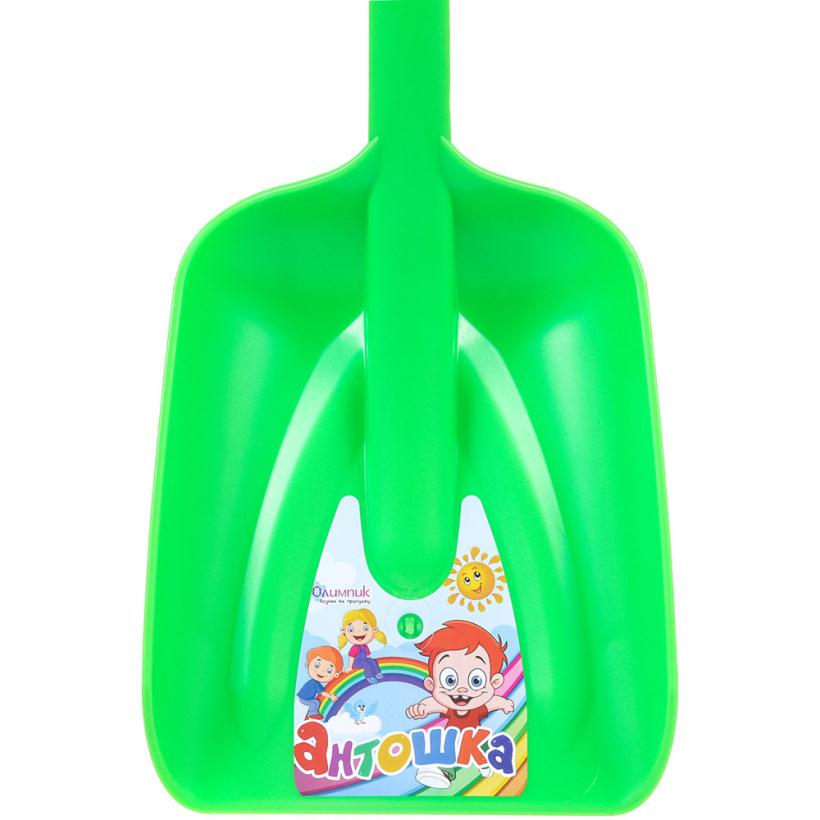Лопата пластиковая "Антошка" 71 см зеленая арт.333062-00