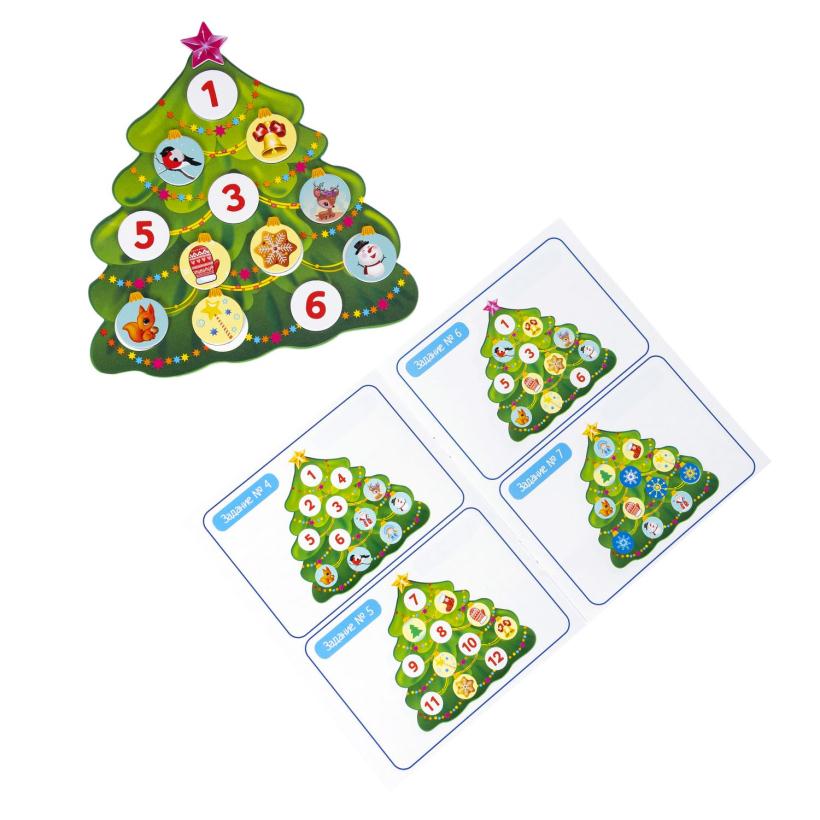 Развивающая игра под ёлку "Ёлочка для умников" Новогодняя серия