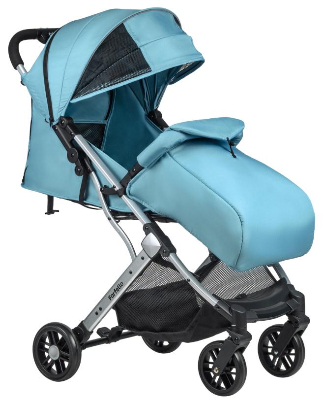 Коляска прогулочная Farfello Comfy Go Smoke mint