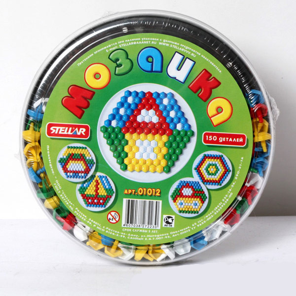 Мозаика d13мм 150шт. круглая 01012