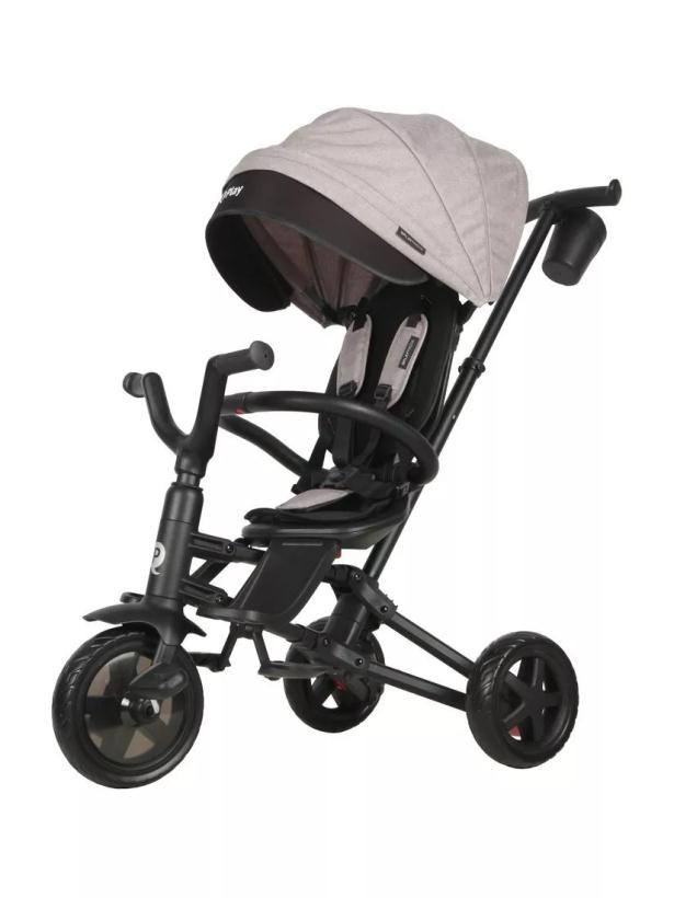 Велосипед трехколесный QPLAY Nova Niello 360° EVA серый