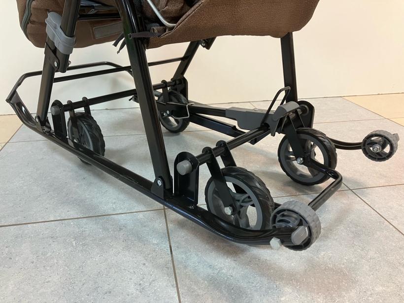 Санки-коляска NOVA бронза