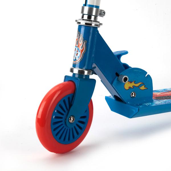 САМОКАТ ROAD RACING 3-КОЛ. СКЛАДНОЙ, РАМА 50% АЛЮМ., КОЛЕСА ПУ 120ММ., НАГР. ДО 50 КГ, ST-ALU-2RW-RA